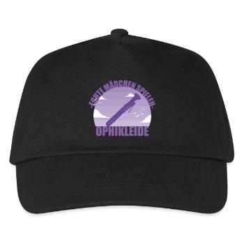 Ophikleide Musikerin Instrument Mädchen Geschenk - Kinder Basecap - Schwarz - Vorne