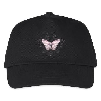 Un papillon céleste de nuages délicats - Casquette de baseball Enfant - noir - Devant