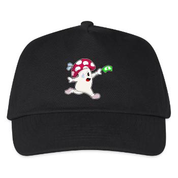 Jogging champignon sport de jogging - Casquette de baseball Enfant - noir - Devant