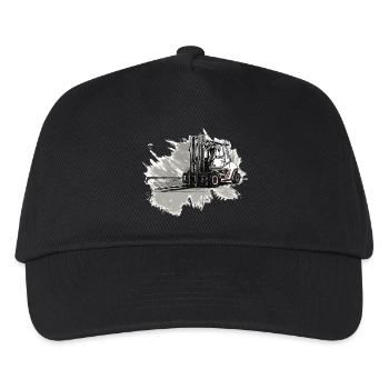 Chariot élévateur - Casquette de baseball Enfant - noir - Devant