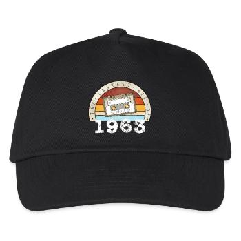 Gratest Hit of 1963, 60e anniversaire, cassette rétro - Casquette de baseball Enfant - noir - Devant