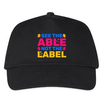 See The Able Not The Label - Kids’ Baseball Cap - black - Front