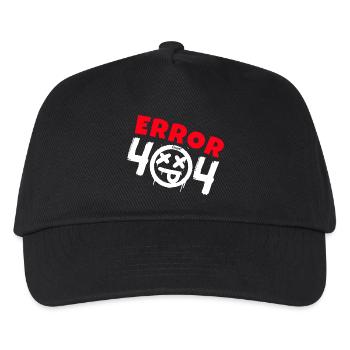 Fehler 404 nicht gefunden - Kinder Basecap - Schwarz - Vorne