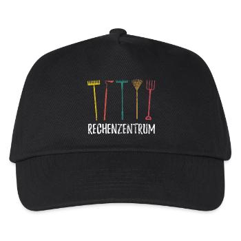 Rechenzentrum - Gärtner Garten Pflanzen - Kinder Basecap - Schwarz - Vorne