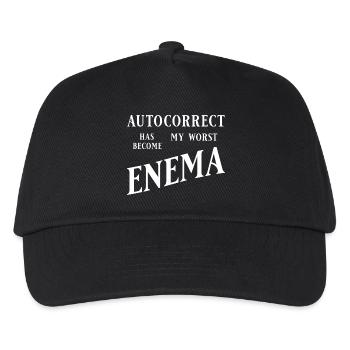 Autocorrect has become my worst enema - Kids’ Baseball Cap - black - Front