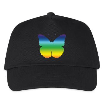 Papillon Papillon Monarque Printemps Cadeau coloré - Casquette de baseball Enfant - noir - Devant