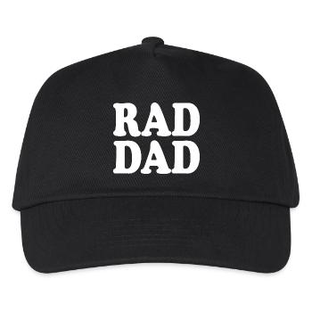 Rad dad - Kinder Basecap - Schwarz - Vorne
