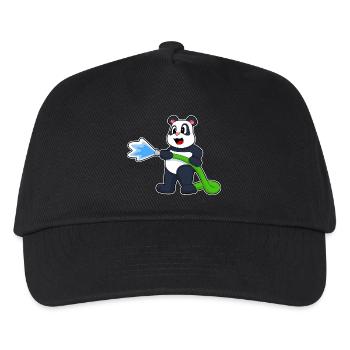 Panda Firefighter Fire Hose Fire Hose Fire Brigade - Kids’ Baseball Cap - black - Front