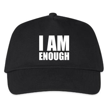 I am enough - Kids’ Baseball Cap - black - Front