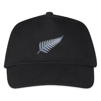 New Zealand Silver Fern - Kids’ Baseball Cap - black - Front