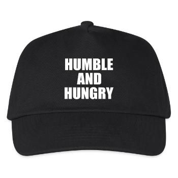 Humble and hungry - Kids’ Baseball Cap - black - Front