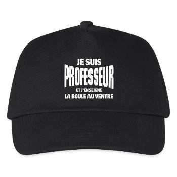 professeur, enseignant, école - Casquette de baseball Enfant - noir - Devant