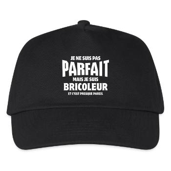bricoleur, bricolage, bricoler - Casquette de baseball Enfant - noir - Devant