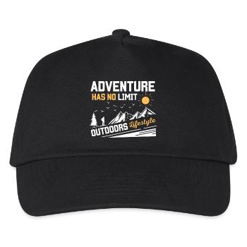ADVENTURE HAS NO LIMIT 2 - Kids’ Baseball Cap - black - Front