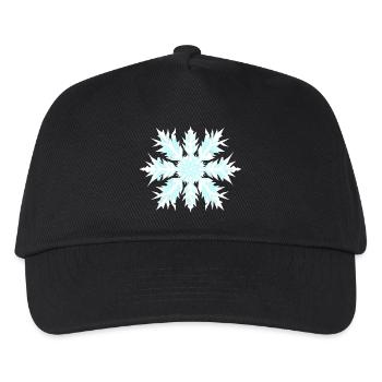 Snowflake White Skirt Christmas - Kids’ Baseball Cap - black - Front