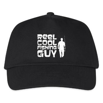 Cool Fisherman - Kids’ Baseball Cap - black - Front
