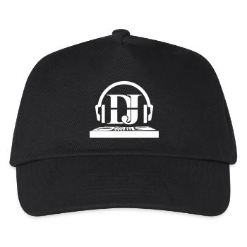 DJ Design Club Electro DJ Technoparty - Kinder Basecap - Schwarz - Vorne