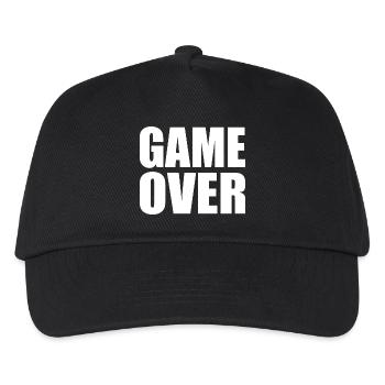 Game over - Casquette de baseball Enfant - noir - Devant