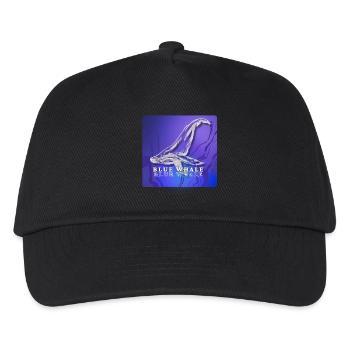 BLUE WHALE - Kinder Basecap - Schwarz - Vorne