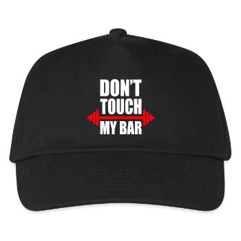 Dont touch my bar - Kinder Basecap - Schwarz - Vorne
