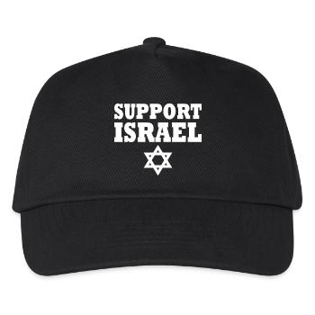 Support israel - Kids’ Baseball Cap - black - Front