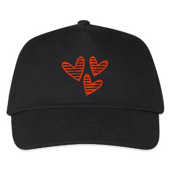 VALENTINSTAG. Junggesellinnenabschied. ICH LIEBE DICH. ICH LIEBE DICH. LIEBE - Kinder Basecap - Schwarz - Vorne