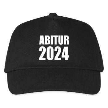 Abitur 2024 - Kinder Basecap - Schwarz - Vorne