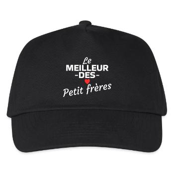 Le Meilleur Des Petits Frères - Casquette de baseball Enfant - noir - Devant