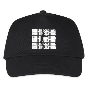 Roller Figure Skating - Kids’ Baseball Cap - black - Front