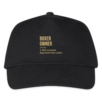 Boxer Boxer Boxer - Casquette de baseball Enfant - noir - Devant