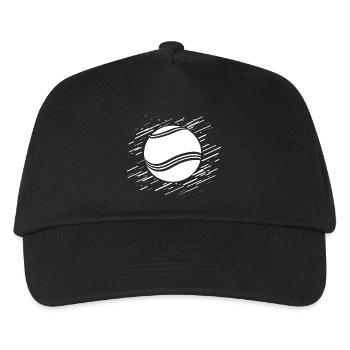 Tennis ball - Kids’ Baseball Cap - black - Front