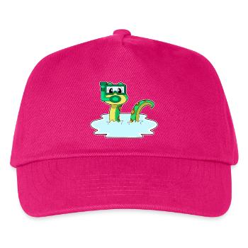 Snake Diver Snorkel Diving - Kids’ Baseball Cap - fuchsia - Front