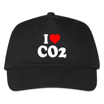 I love co2 - Casquette de baseball Enfant - noir - Devant