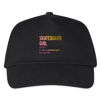 Skateboarding Skateboarding Skateboarding - Kids’ Baseball Cap - black - Front