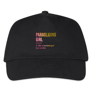 Paraglider - Kids’ Baseball Cap - black - Front