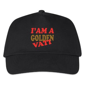 GOLDENER VATI - Kinder Basecap - Schwarz - Vorne