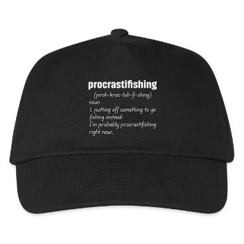 Définition de la procrastifishing - Casquette de baseball Enfant - noir - Devant