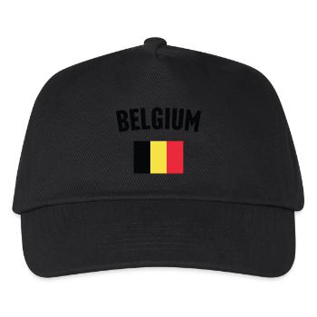 Belgium Flag - Kids’ Baseball Cap - black - Front