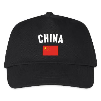 China Flag - Kids’ Baseball Cap - black - Front