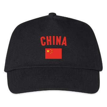 China Flag - Kids’ Baseball Cap - black - Front
