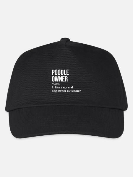 Pudel-Pudel-Pudel - Kinder Basecap - Schwarz