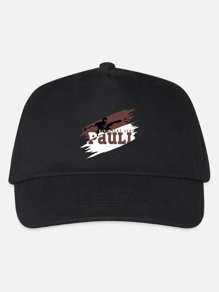 Fussballfans Pauli Die Macht aus dem Norden - Kinder Basecap - Schwarz