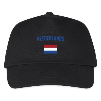 Netherlands Flag - Kids’ Baseball Cap - black - Front