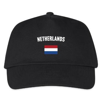 Netherlands Flag - Kids’ Baseball Cap - black - Front