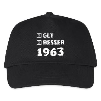 Gut 1963 - Kinder Basecap - Schwarz - Vorne