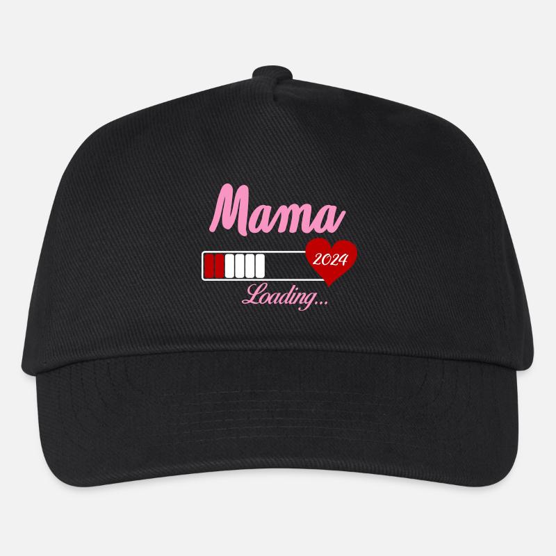mama loading 2024 - Kinder Basecap - Schwarz