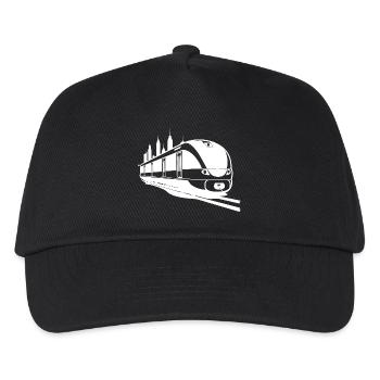Railroad - Kids’ Baseball Cap - black - Front