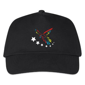 Ara-Flagge - Kinder Basecap - Schwarz - Vorne