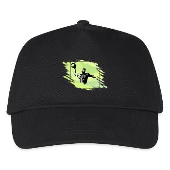 Water polo - water polo players throwing - Kids’ Baseball Cap - black - Front