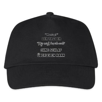 "The Day After Sunday" - Kids’ Baseball Cap - black - Front